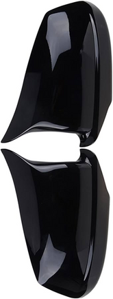Side Mirror upper cover (Side Mirror cover)  Black Horn Model Left 51167216369  & Right 51167216370 Compatible With BMW 5 Series F10 2010-2013 TAG-SMC-55